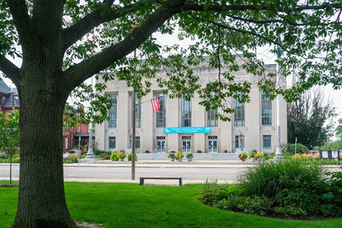 City Hall viewed from Bronson Park