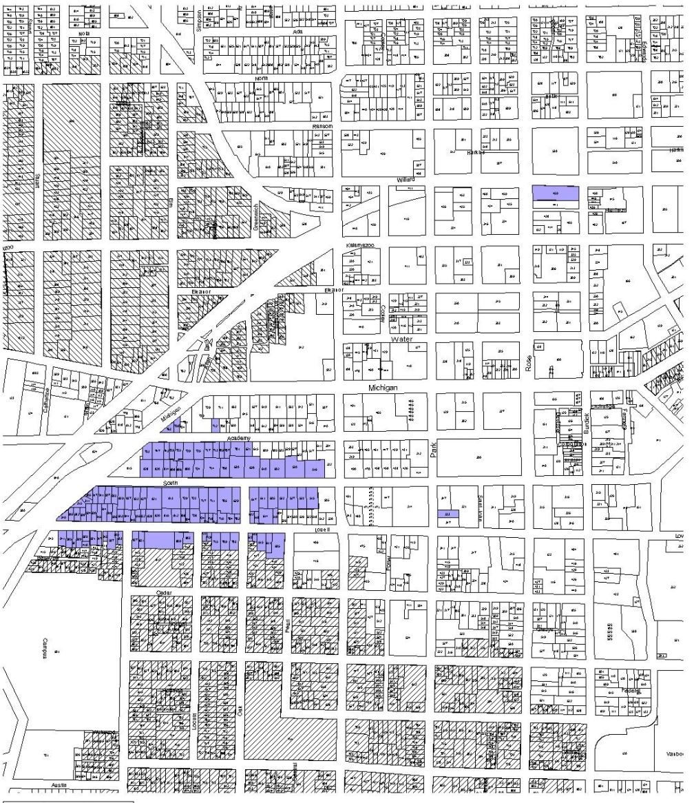 South Street Historic District Map