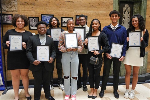 Group photo of the 2025 Social Justice Youth Award Winners