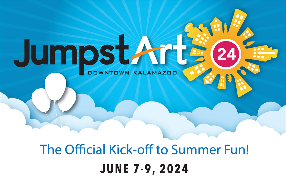 Graphic announcing JumpstArt Weekend 2024