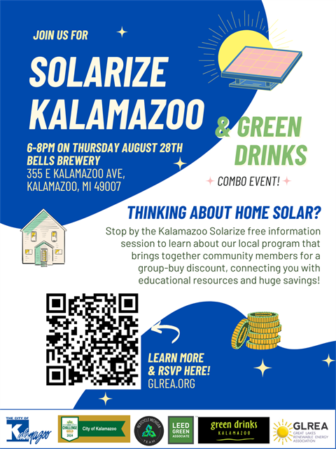 Solarize Kalamazoo Flyer, August 2025