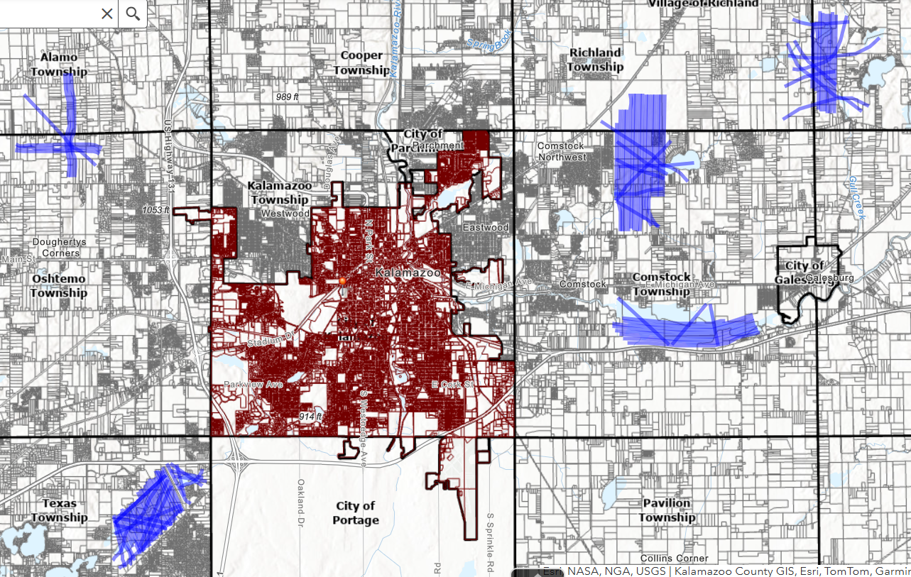 A map showing the flight areas for the AEM survey, July 2025