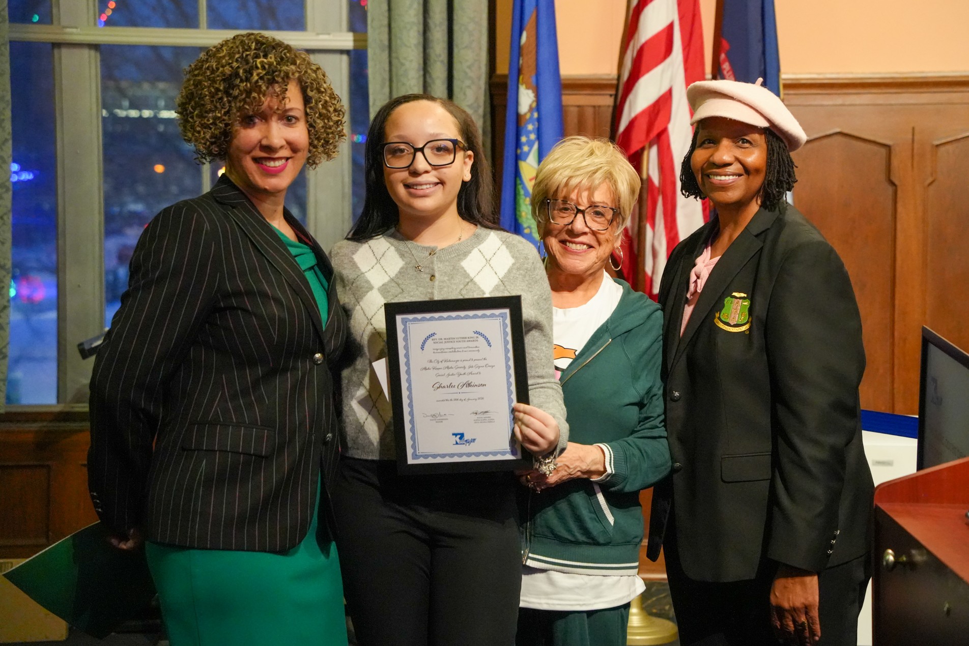 Photo of Social Justice Youth Award Winner Sharlee Atkinson