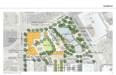 Arcadia Creek Festival Place Design Concept 2