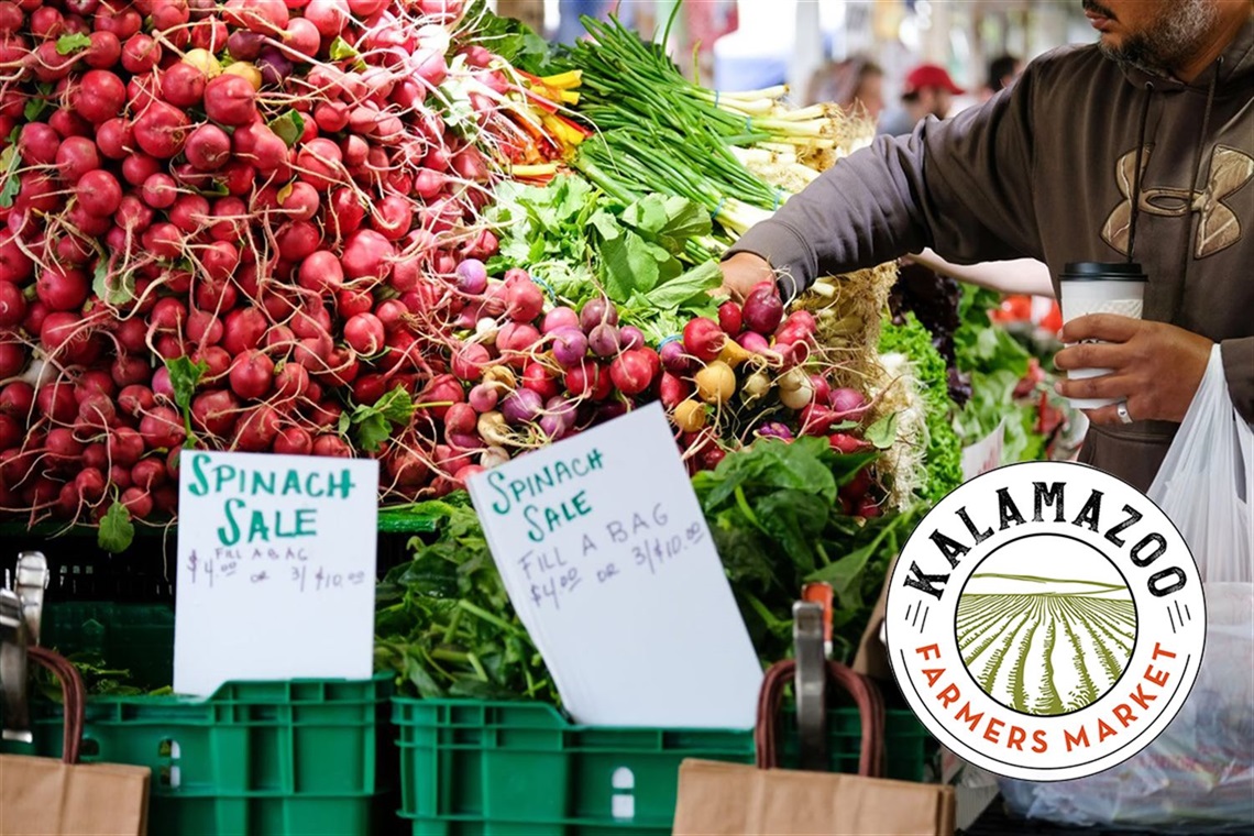 Fresh foods at the Kalamazoo Farmers Market