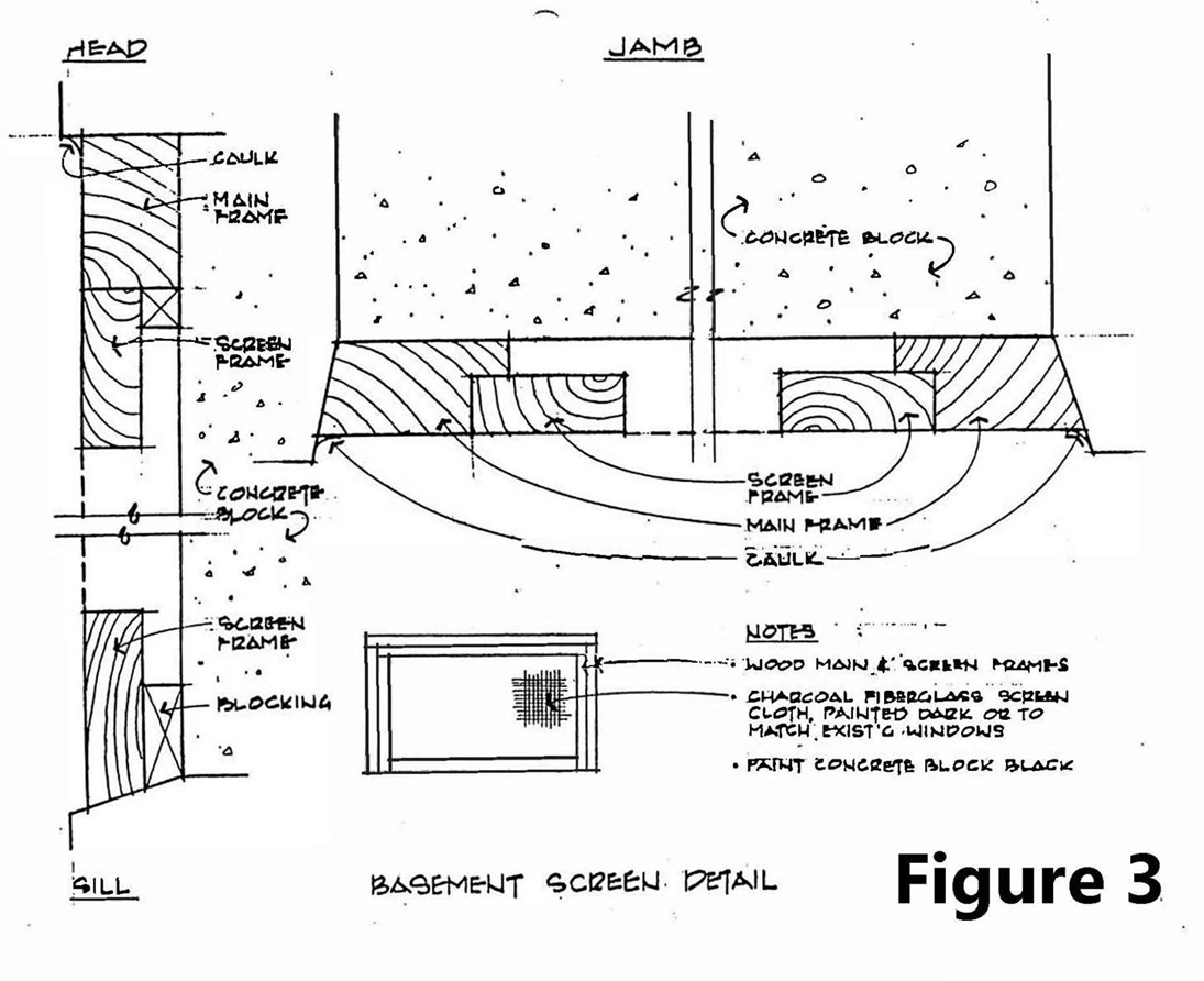 Historic Preservation Standards: Basement Screen