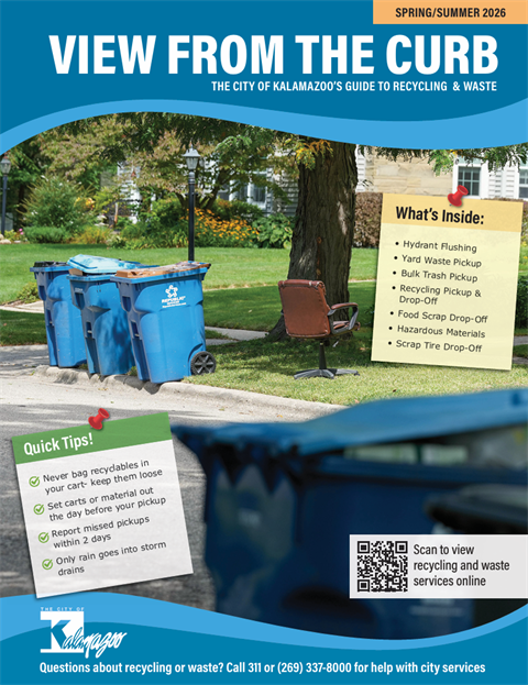 Cover of a Spring View from the Curb newsletter